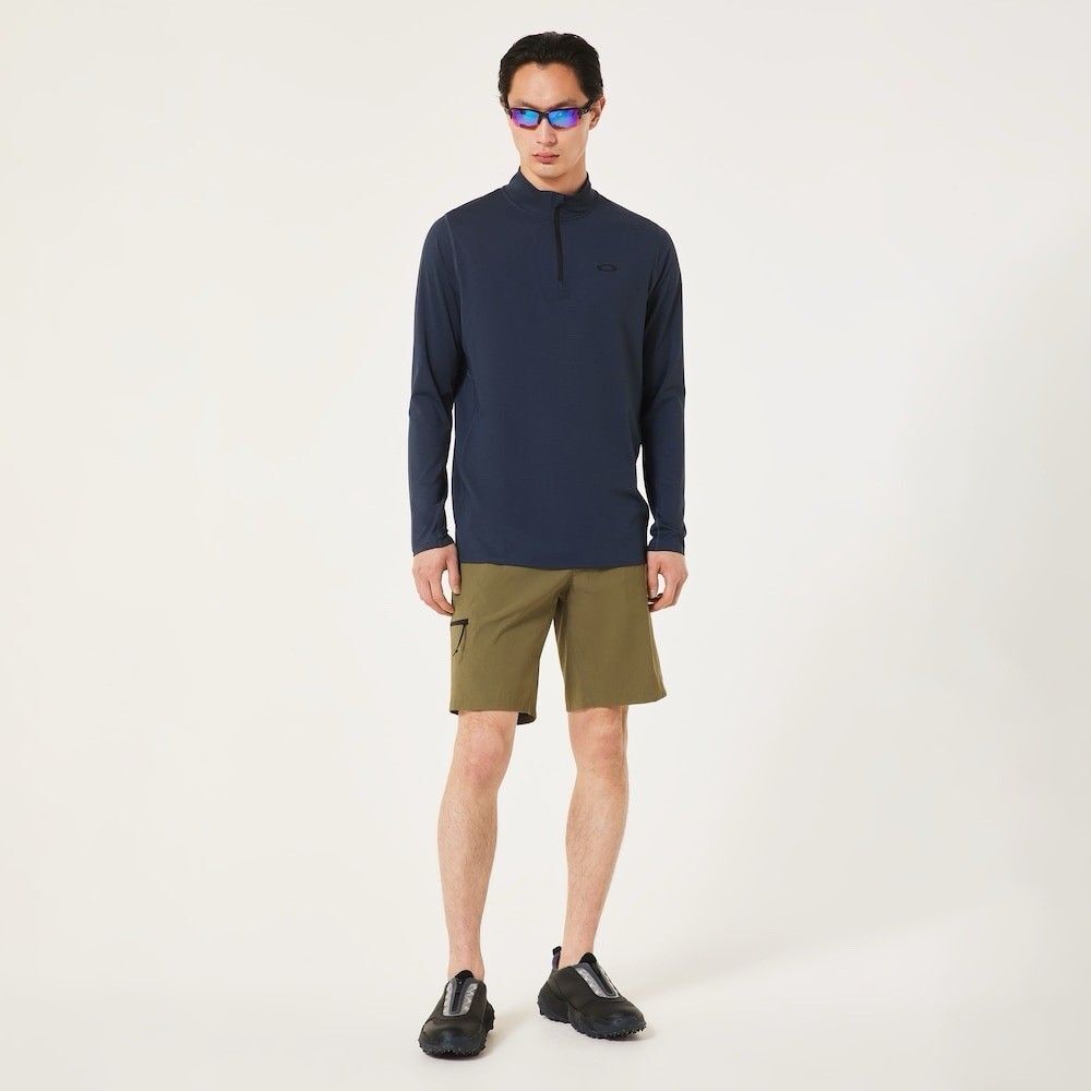 NWT Oakley Gravity Range Quarter Zip Pullover Blue - Size XXL
